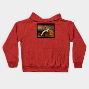 Orc Pirate and pet attack Toad Kids Hoodie